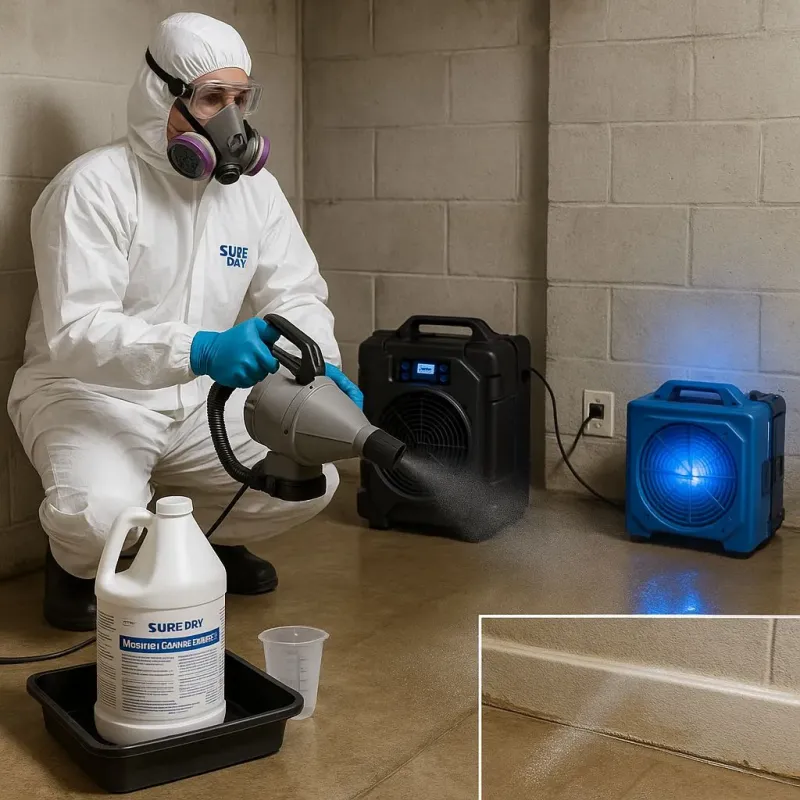 Sanitization and Odor Removal process in Dellwood, MN