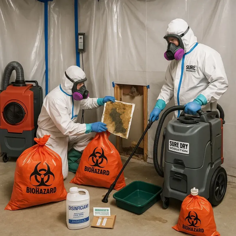 Contaminated Water Handling Protocols process in Dellwood, MN